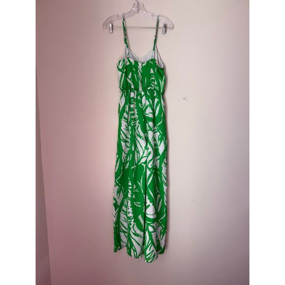Lilly Pulitzer Target Boom Boom Green V-neck Sleeveless Jumpsuit Size Small - Picture 3 of 8